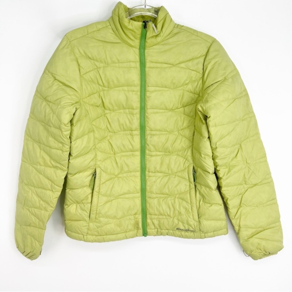 Eddie Bauer Lemon Lime Insulated Puffer Coat, Size Small